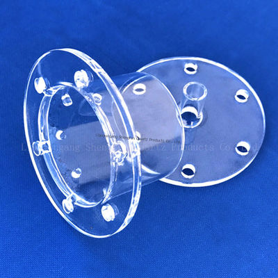 Tubo de vidro de quartzo selado personalizado com espessura de 1-100 mm e ponto de fusão de 1732 ° C