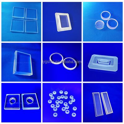 High Transmittance 92% Fused Quartz Plate with 2.2g/cm³  1200 ℃ Working Temperature