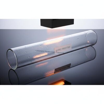 Tubo de Vidro de Quartzo Resistente ao Calor de Grande Diâmetro Personalizado com SiO2 de Alta Pureza >99,99%