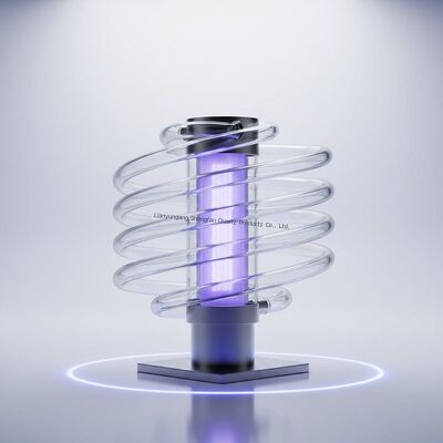 Tubo de Vidro de Quartzo Transparente de 300mm OD para Luz UVC com Resistência a Altas Temperaturas