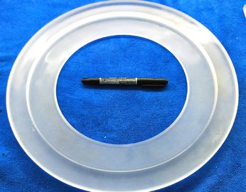 Resistividade elétrica excelente fundida da flange clara do tubo de quartzo para o instrumento ótico