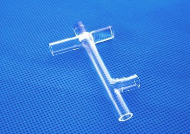 Quartzo Rod de vidro do laboratório, transmitância claro de vidro pequeno da dureza >92% de Mose 6,5 dos tubos