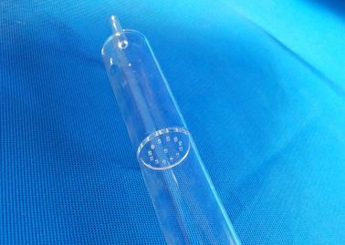 Tubo preciso de quartzo fundido da proteção de Transparant 100-400 OD DiameterUv dos tubos de ensaio de vidro da dimensão grande, vidro de silicone