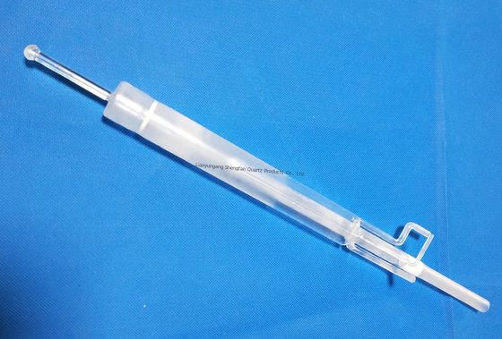 Tubos de vidro de quartzo de sílica fundida com temperatura de trabalho de 1100 °C, 99,99% de pureza de SiO2 e alta transmissão de luz