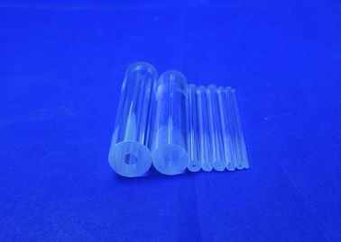 Silicon Dioxide Quartz Heater Tube , Uv Glass Tube 1683 Degree Celsius Softening Point Fused Silica Capillary