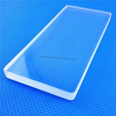 Placa de Quartzo Fundido Transparente de Alta Pureza com Tolerância de ±0,02mm para Transmissão UV