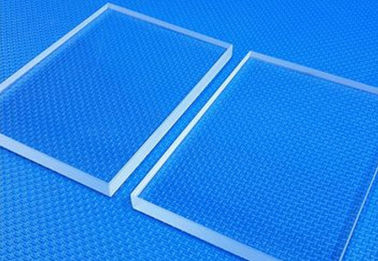 Cor transparente customizável de pouco peso ótica dos produtos de vidro de quartzo da indústria