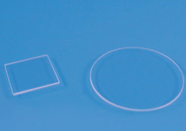 Cor transparente customizável de pouco peso ótica dos produtos de vidro de quartzo da indústria