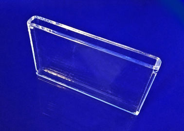Urna de vidro transparente de quartzo, anti corrosão do hardware técnico dos produtos de vidro