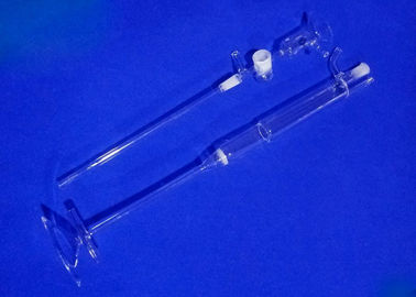 Quartzo Rod de vidro do laboratório, transmitância claro de vidro pequeno da dureza >92% de Mose 6,5 dos tubos