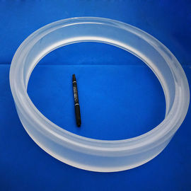 Flange sintética do silicone fundido do semicondutor claro do tubo de quartzo fundido