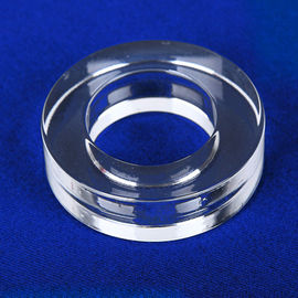 Dimensão exata do tubo da flange de quartzo do silicone fundido do uso do calefator/silicone fundido