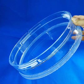 Flange sintética do silicone fundido do semicondutor claro do tubo de quartzo fundido