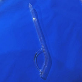 Tubo de vidro bonde de silicone da isolação, tubo de alta temperatura de quartzo