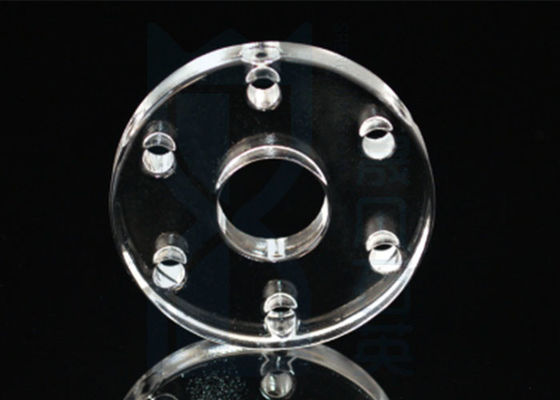 Flange do tubo de quartzo de ISO9001 1100℃ Sio2