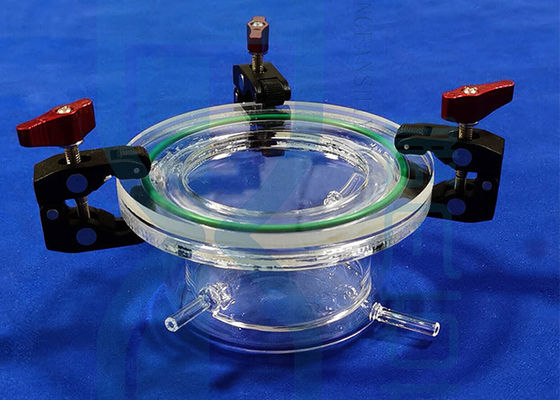 O tanque de vidro da reação do reator de quartzo personalizou produtos vidreiros de laboratório da ciência dos produtos vidreiros de laboratório da química do tamanho