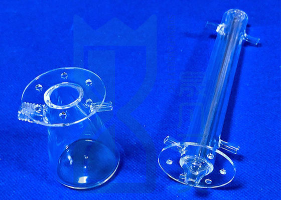 Haste de tubo de vidro fundido de quartzo transparente termicamente estável sem bolhas de ar