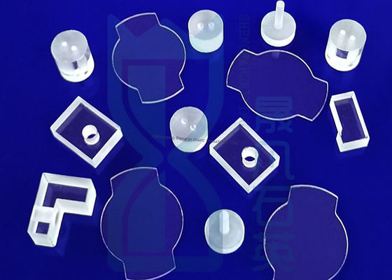 Fabricante Placa de vidro de quartzo óptico fundido personalizado com alta transmissão