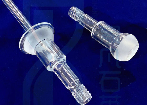 Tubo de vidro de quartzo de OD300mm SIO2 para a flange da fornalha de tubo