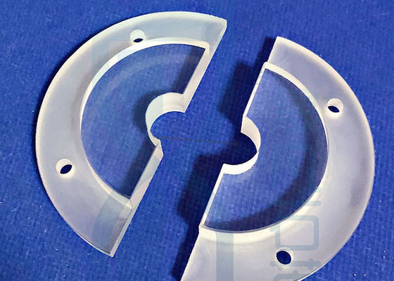 Alta precisão JGS1 JGS2 JGS3 Quartz Placa de vidro Placa de vidro Quartz Folha de CNC Processos de corte a tamanho Disco de vidro de quartzo de sílica fundido