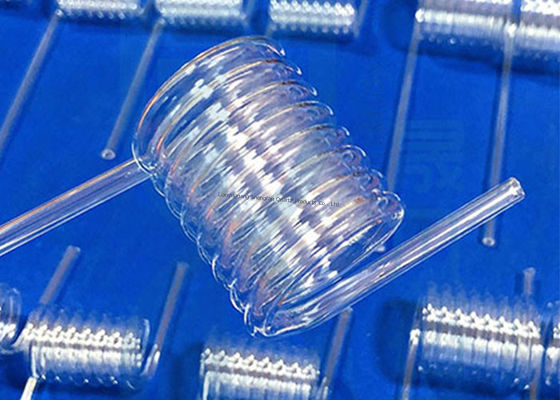 Tubo de Vidro de Quartzo Transparente de 300mm OD para Luz UVC com Resistência a Altas Temperaturas