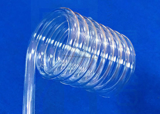 Tubo de Vidro de Quartzo Transparente de 300mm OD para Luz UVC com Resistência a Altas Temperaturas