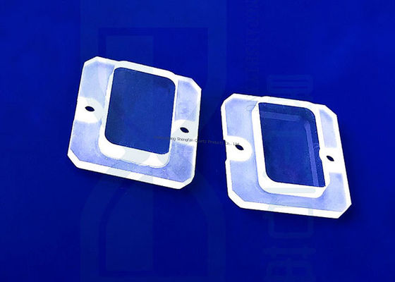 Alta precisão JGS1 JGS2 JGS3 Quartz Placa de vidro Placa de vidro Quartz Folha de CNC Processos de corte a tamanho Disco de vidro de quartzo de sílica fundido