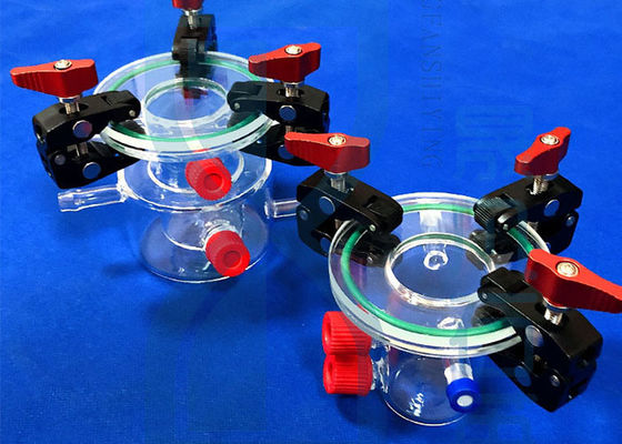 Reator personalizado do vidro de quartzo da dupla camada para produtos vidreiros de laboratório químicos da ciência do laboratório
