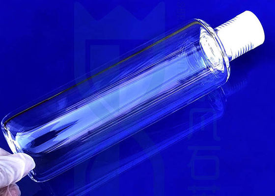 Garrafa de reagente clara do laboratório de Morse 6,5 do vidro de quartzo da linha de parafuso