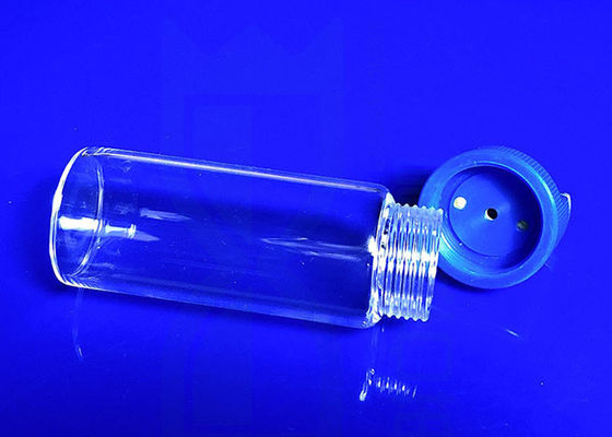 Frasco de reagente de laboratório corrugado duplo material leve não tóxico