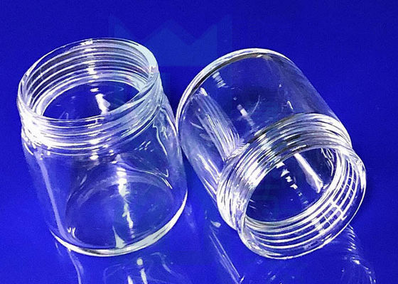 Frasco de reagente de laboratório personalizado transparente com parafuso 1750 ℃ ​​ponto de fusão