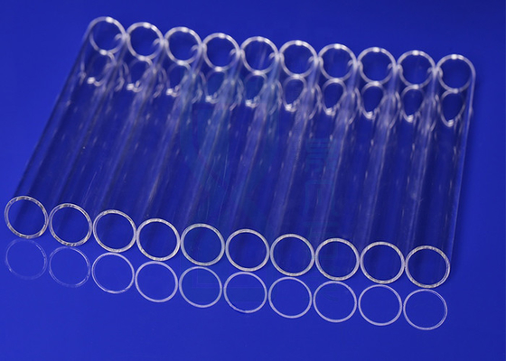 Luva UV do vidro de quartzo do tubo de quartzo transparente para lâmpadas germicidas
