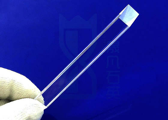 Alta temperatura lustrada retângulo da folha da placa de vidro de quartzo resistente
