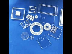 OEM ODM Placas de vidro transparentes Anti ácido Alta transmissão de luz Quartz confiável