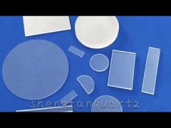 Placa de Vidro de Quartzo de 0,3mm Vidro de Quartzo Transparente Substrato de Alta Pureza
