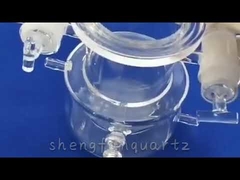 Equipamento de Laboratório de Vidro Transparente 1100℃ Temperatura de Trabalho