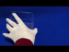 Cadinho de quartzo resistente a altas temperaturas foi usado no estudo experimental