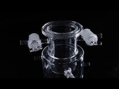 Instrumento de vidro de quartzo de 300mm personalizado para o setor de semicondutores