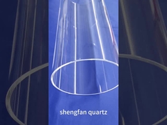 Tubo de quartzo de alta resistência