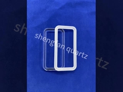 Anel de quartzo transparente resistente a altas temperaturas