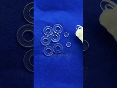 Peças de vidro de quartzo de perfuramento e ranhuras redondas quadradas e resistentes a altas temperaturas, sob encomenda CNC