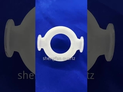 Instrumento de quartzo opaco e frostado, resistente a altas temperaturas e corrosão, sob medida