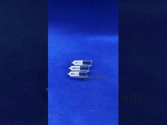 Peças de precisão de quartzo de alta temperatura de acabamento CNC sob medida