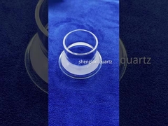 Fabrica laboratório personalizado de alta temperatura resistente à bola de quartzo cabeçalho tigela