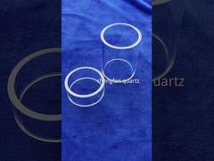 Fábrica Custom Quartz vidro tubo de grande diâmetro