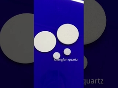 Detectores de actina de tubos de quarzo de sílica fundido de alta qualidade