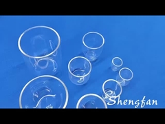 Cadinho de sílica fundida Placa de quartzo premium para diversas aplicações