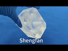 Placa de vidro de quartzo de alta temperatura, placa fundida, prato personalizado