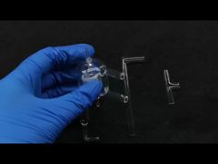 Reator Fotocatalítico de Vidro de Laboratório de Quartzo Personalizado para Alta Temperatura