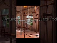 Ver Vidro de Visão Transparente de Disco de Quartzo Transparente Resistência a Altas Temperaturas Demonstração